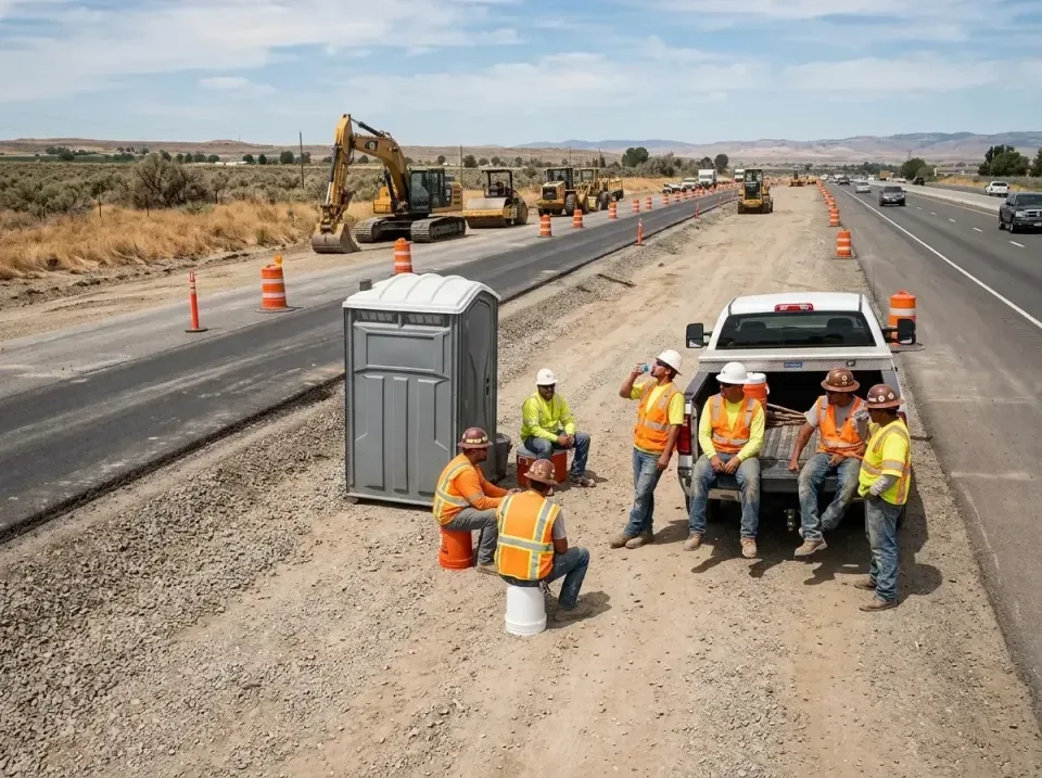 highway-road-construction-crew-007 — frequently asked questions, Porta Potty and Restroom Rentals in Bedford, VA